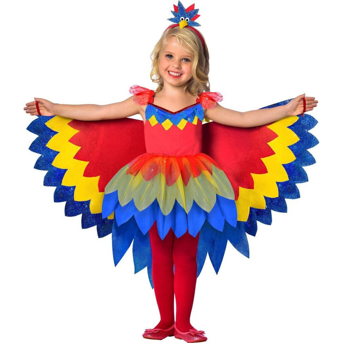 Amscan Pretty Parrot Fairy Girls Costume (5-6 Years)