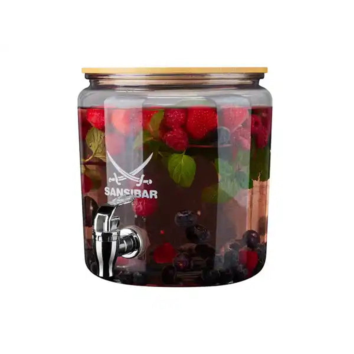 Sansibar Sylt Glass Drink Dispenser with Tap