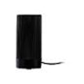 Livarno Home Ultrasonic Aroma Diffuser, Black Ribbed, with Lavender Oil