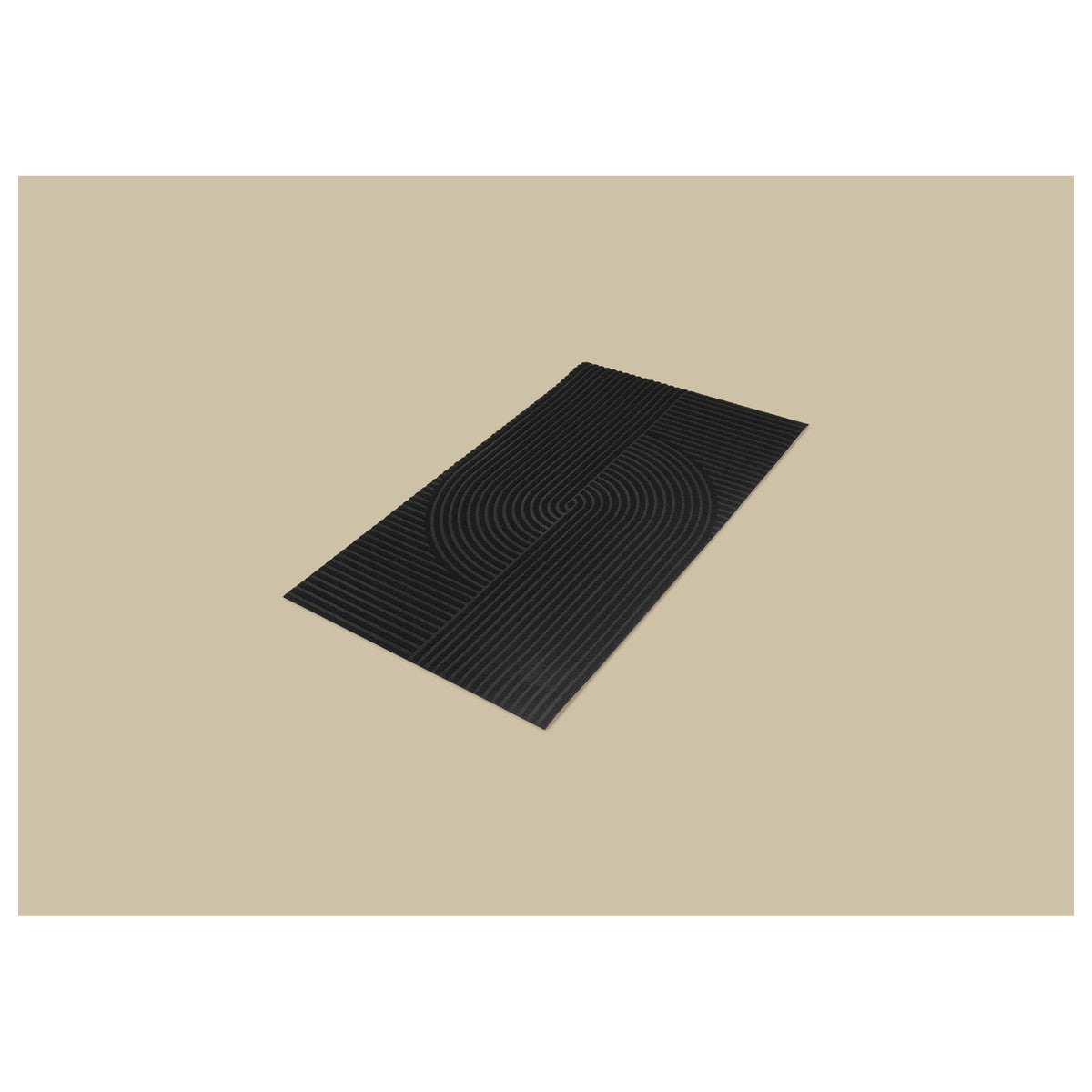 Livarno Home Dirt-Trapping Door Mat 70 x 120 cm, Black