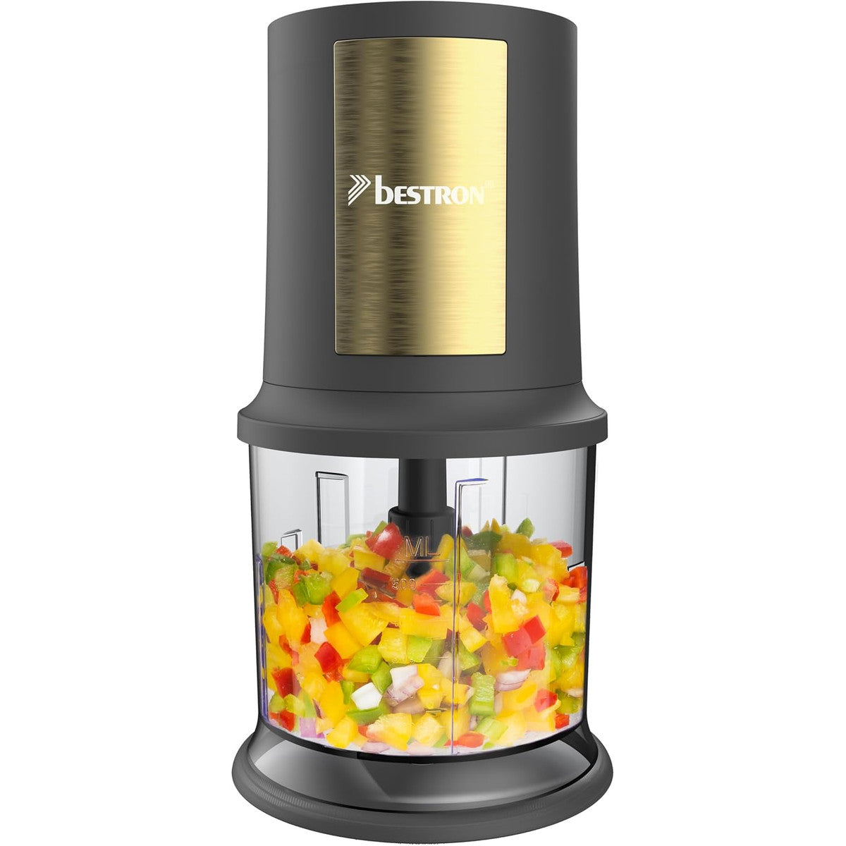 Bestron AKC200GP Golden Platin Electric Food Chopper 500ml 400W