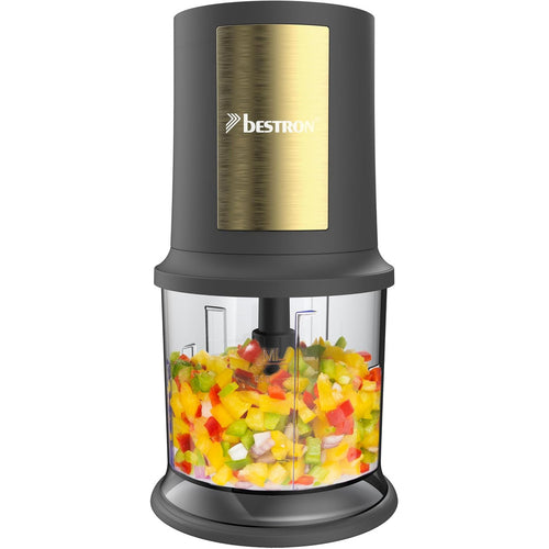 Bestron AKC200GP Golden Platin Electric Food Chopper 500ml 400W