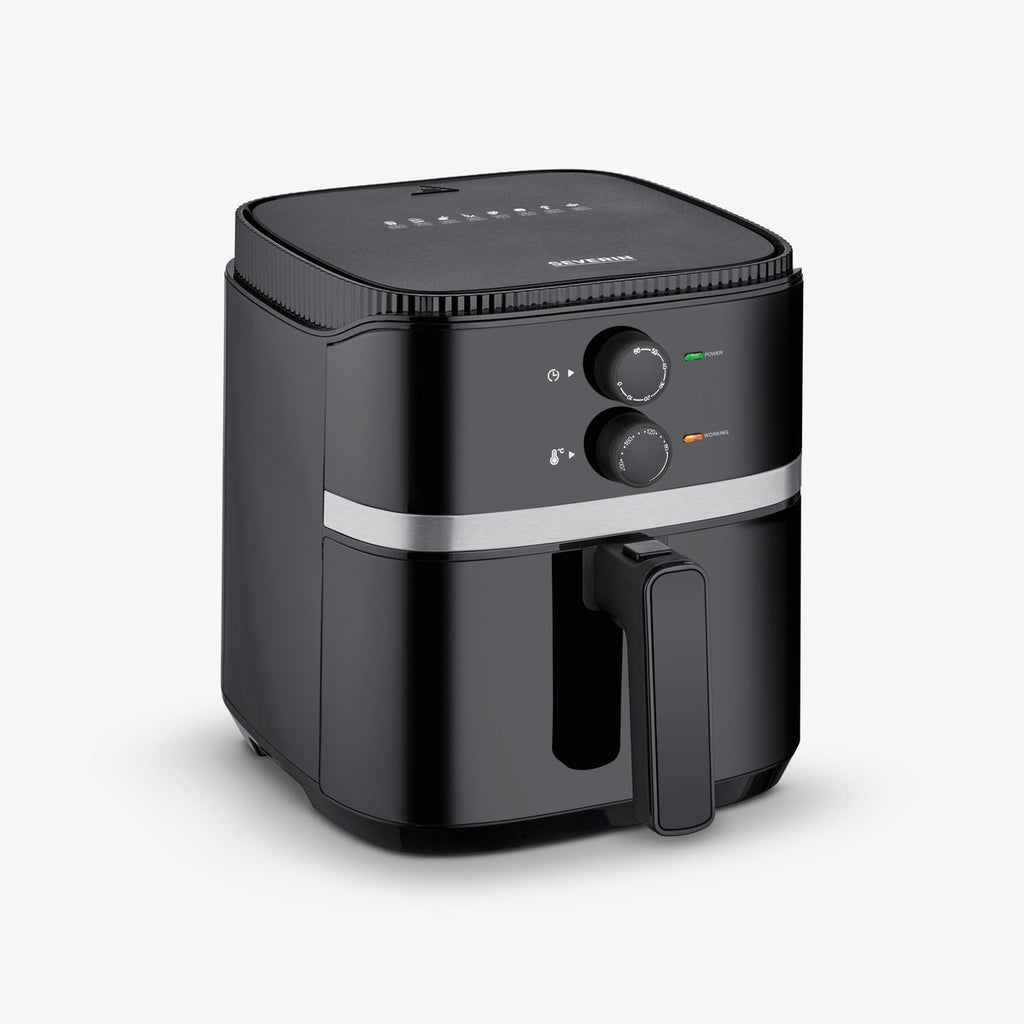 Severin FR 2452 Hot Air Fryer 5L 1500W, Black/Silver