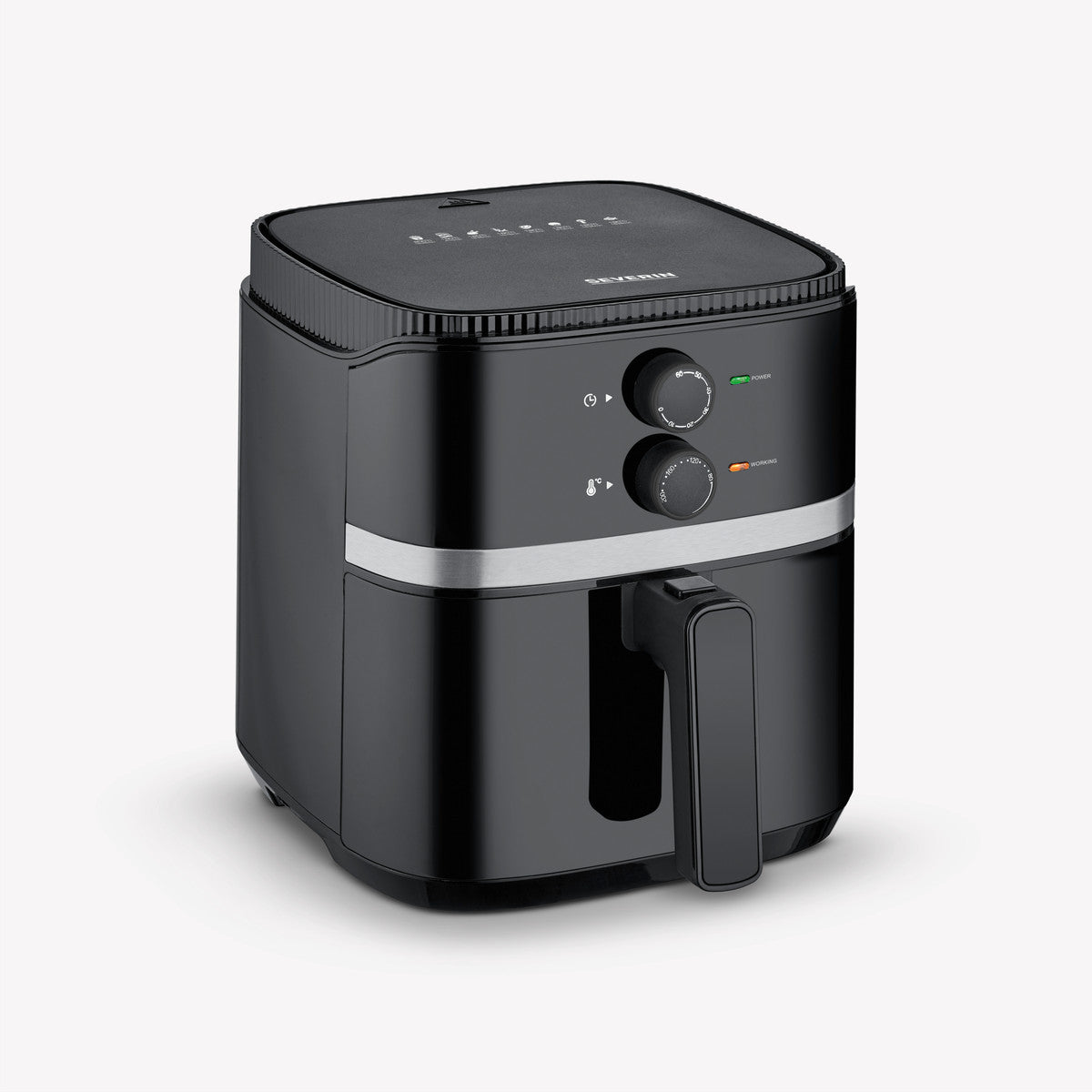 Severin FR 2452 Hot Air Fryer 5L 1500W, Black/Silver