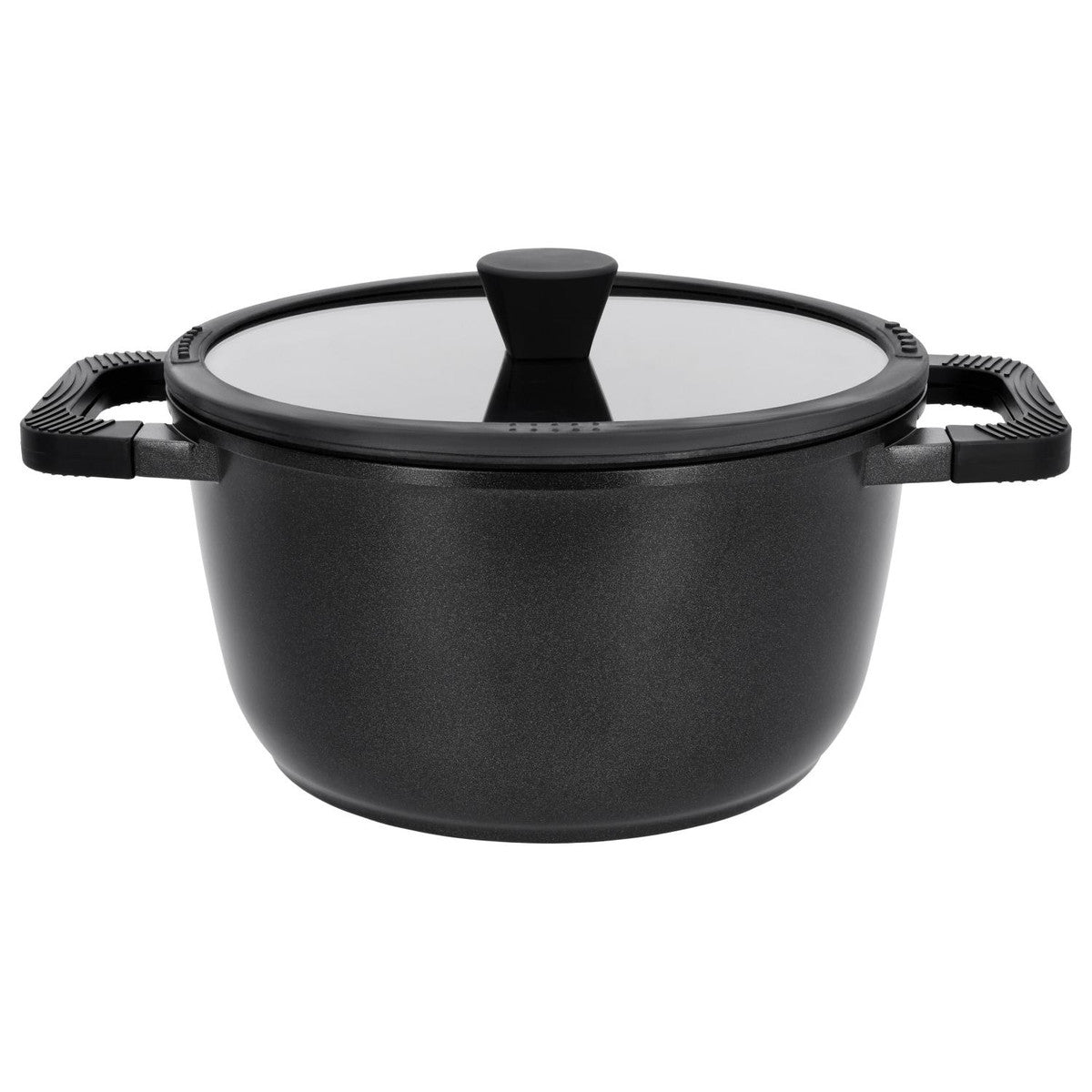 SilverCrest Cast Aluminium Casserole Dish 20 cm, 2.7 L with Glass Lid