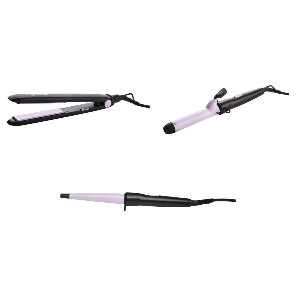 SilverCrest Conical Curling Wand with Ceramic Coating 180C, Lilac