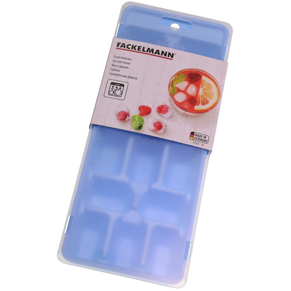 Fackelmann Ice Cube Tray with Lid, Made in Germany