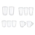 Ernesto Insulated Glasses for Latte Macchiato, Set of 2, 455 ml