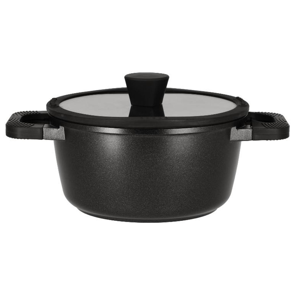 SilverCrest Cast Aluminium Casserole Dish 20 cm, 2.7 L with Glass Lid