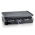 Severin RG 9670 Raclette Grill 1400W for 8 People, Black