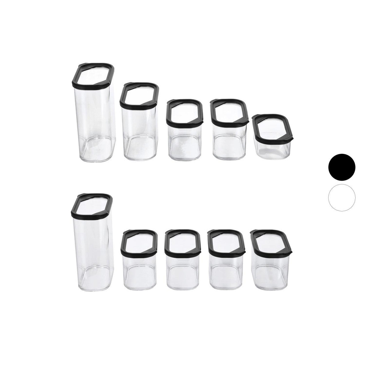 SilverCrest Food Storage Containers Set, 5 Pieces