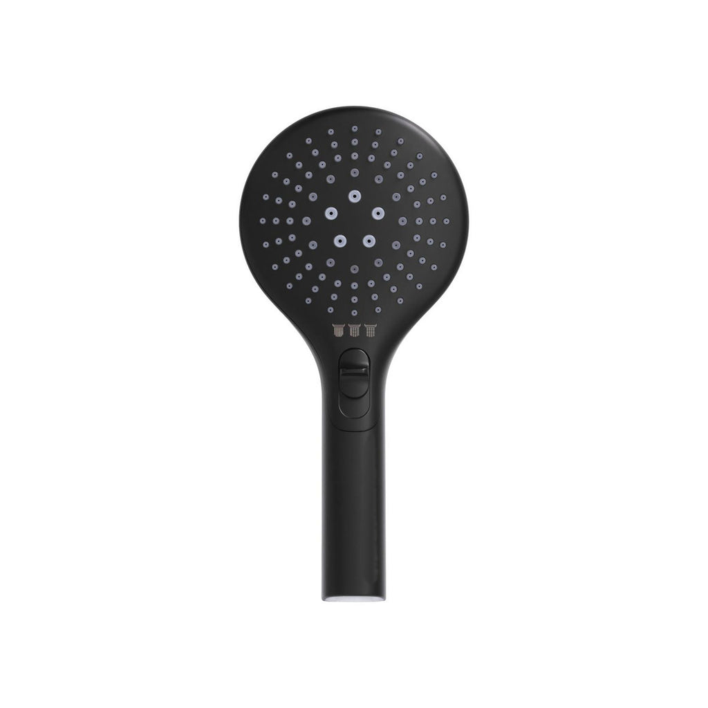 Livarno Home Hand Shower Set, Matt Black, 175 cm Hose