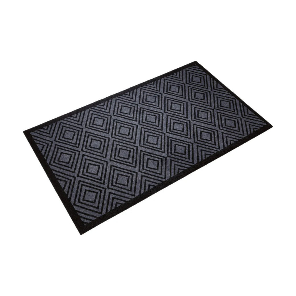 Livarno Home Dirt-Trapping Door Mat 70 x 120 cm, Black