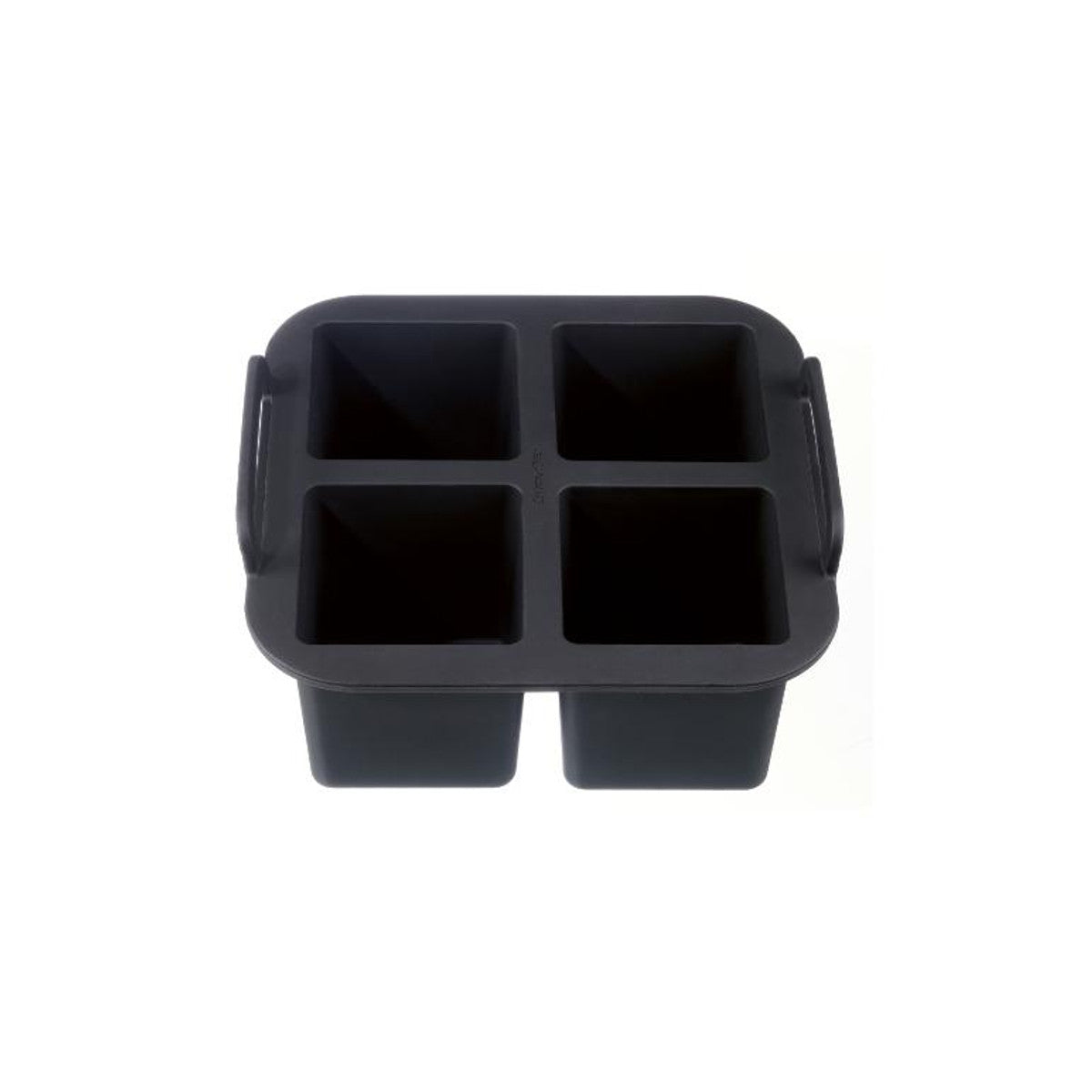 SilverCrest Silicone Brownie Mold, 4 Cavities, Black