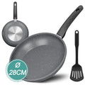 Homelux Non-Stick Frying Pan 28 cm with Spatula, 2-Piece Set