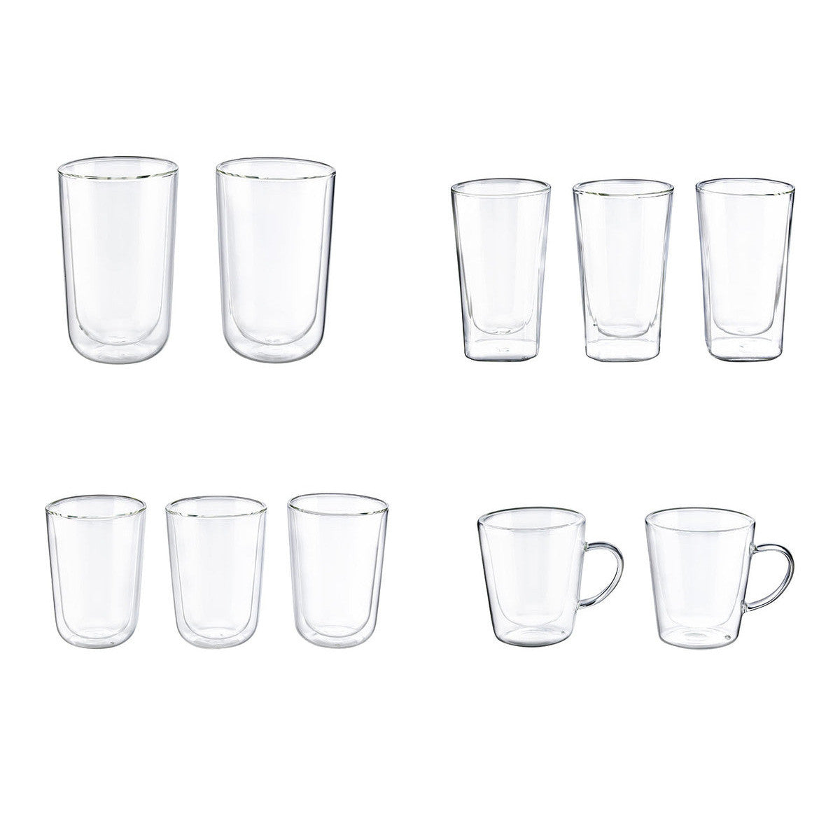 Ernesto Insulated Glasses for Latte Macchiato, Set of 2, 455 ml