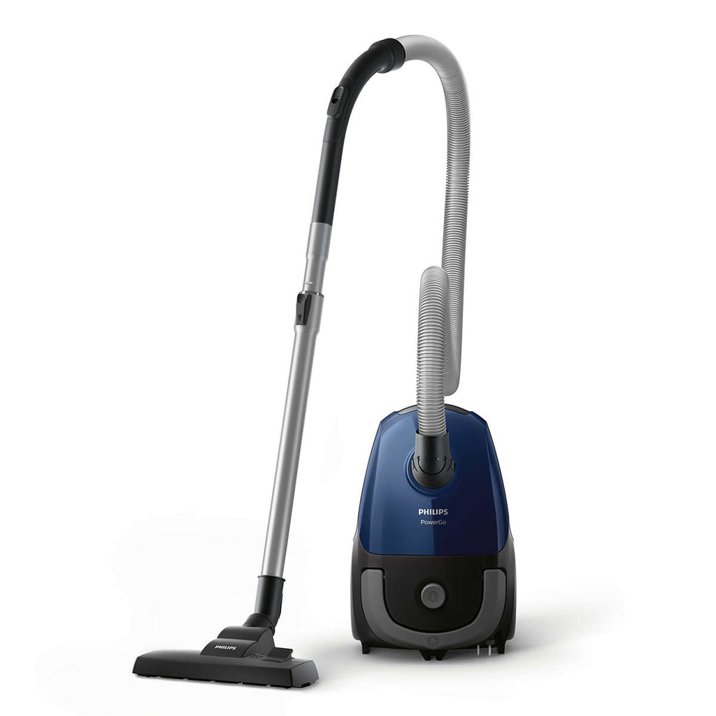 Philips 2000 Series PowerGo FC8240/09 Bagged Vacuum Cleaner 900W, Blue